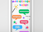 MAGICZNE SŁOWA - Dekoracja/gazetka