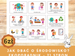 Jak dbać o środowisko? Ekoporadnik 21 stron pdf + strona tytułowa