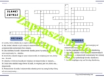 Ułamki zwykłe - krzyżówka