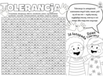 Dzień Tolerancji - karta pracy klasy 4-8