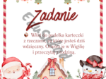 🎅 Kalendarz Adwentowy z Zadaniami – zestaw 54 kart dla dzieci
