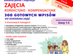 Zajęcia korekcyjno-kompensacyjne – 300 gotowych wpisów do dziennika zajęć, ćwiczenia, inspiracje