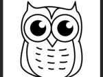 Sówka - kolorowanka