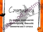 Matematyczno - logiczne zadania na Halloween 2022!