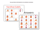 Christmas for Preschoolers Worksheet Set - Karta pracy dla przedszkolaków i uczniów zerówki do rozwijania umijętności słownictwa i logicznego myślenia, Święta Bożego Narodzenia, słownictwo, sudoku, gra I Spy, liczenie do 10, wzory, what comes next, dodat
