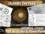 UŁAMKI ZWYKŁE klasa 5-8. Matematyczny Escape Room. Dodawanie, odejmowanie, mnożenie i dzielenie ułamków.