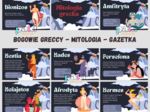 Bogowie greccy - gazetka - prezentacja // mitologia grecka