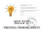 Trening ósmoklasisty – język polski (zestaw 12)