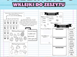 Wielkanoc- wklejki do zeszytu i ćwiczenia do druku