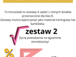 Zestaw 2 Egzaminacyjne 15 - minutówki