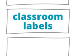 Classroom labels