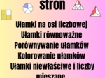 Ułamki karta pracy 30 stron.Gra Mózgu.