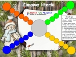 Zimowe literki – Gra planszowa