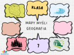 MAPY MYŚLI - GEOGRAFIA - KLASA 7- 55 TEMATÓW - 110 STRON