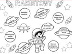 🚀 Gazetka Rakietowy Kodeks Klasowy –68 stron w rozmiarze A4 i mniejszym| Zestaw kolorowy i biało-czarny w 2 wersjach- idealny do kolorowania