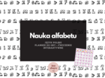 Nauka polskiego alfabetu dla dzieci 🤖 plansze + ćwiczenie interaktywne
