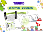 W pustyni i w puszczy – układanka trimino w dwóch wersjach