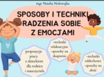 SPOSOBY I TECHNIKI RADZENIA SOBIE Z EMOCJAMI