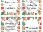 🎄 Zestaw Gier Świątecznych – Idealny na Godzinę Wychowawczą i Świąteczne Spotkania! 🎅