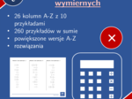 Mnożenie liczb wymiernych | matematyka | 26 kolumn