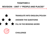 Together 4 - Revision Game Unit 1 materiały utrwalające