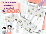 Tajna mapa - Doskonalenie umiejętności wykonywania mnożenia w pamięci.