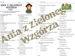 "Ania z Zielonego Wzgórza" - test znajomości lektury