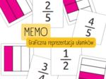 MEMO - graficzna reprezentacja ułamków zwykłych.