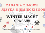 Deutsch im Winter – Zimowe zadania z języka niemieckiego (A1–B1)