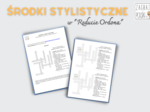 Krzyżówka - środki stylistyczne w "Reducie Ordona" Adama Mickiewicza