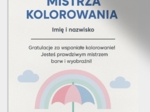 Karty pracy: kolorowanki z deszczem, parasolkami, dziećmi w kaloszach.