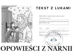 TEKST Z LUKAMI — „Opowieści z Narnii. Lew, czarownica i stara szafa”