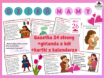 DZIEŃ MAMY, DZIEŃ MATKI - SZKOLNA GAZETKA I GIRLANDA - ZESTAW