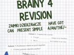 Brainy 4 - powtórzenie, diagnoza, test na początek roku