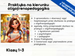 Praktyka na kierunku oligofrenopedagogika