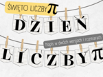 DZIEŃ LICZBY PI / ŚWIĘTO LICZBY PI - Napis