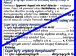 Henryk Walezy – pierwszy król elekcyjny: notatki i karta pracy