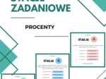 Stacje zadaniowe - procenty