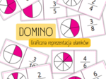 DOMINO - graficzna reprezentacja ułamków zwykłych.