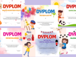 Kreatywne dyplomy dla dzieci - 30 wzorów