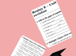 Brainy 8 – Unit 3 – vocabulary revision