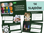 Prezentacja WOS – Tolerancja i przejawy ksenofobii | Klasa 8 | 14 slajdów, możliwość edycji