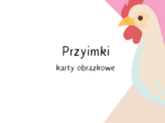 Przyimki - karty obrazkowe