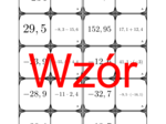 Domino - Arytmetyka dodatnich i ujemnych liczb dziesiętnych | matematyka