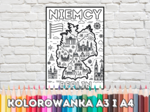 Kolorowanka - Niemcy - A3 i A4