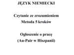 Matura podstawowa JĘZYK NIEMIECKI Czytanie ze zrozumieniem
