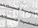 Zestaw sketchnotek – notatek do całego działu „Ekologia” wykonanych w power point do edycji. Biologia 8