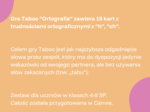 Gra taboo- ortografia: h, ch