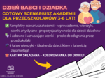 Scenariusz Akademii na Dzień Babci i Dziadka dla przedszkolaków 3-6 lat! Składana kartka - kolorowanka do druku. Idealny upominek!🎭👵👴 (występy z okazji dnia babci i dziadka, dzień babci i dziadka)