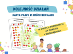 Kolejność działań - owocowe liczby - karta pracy w dwóch wersjach